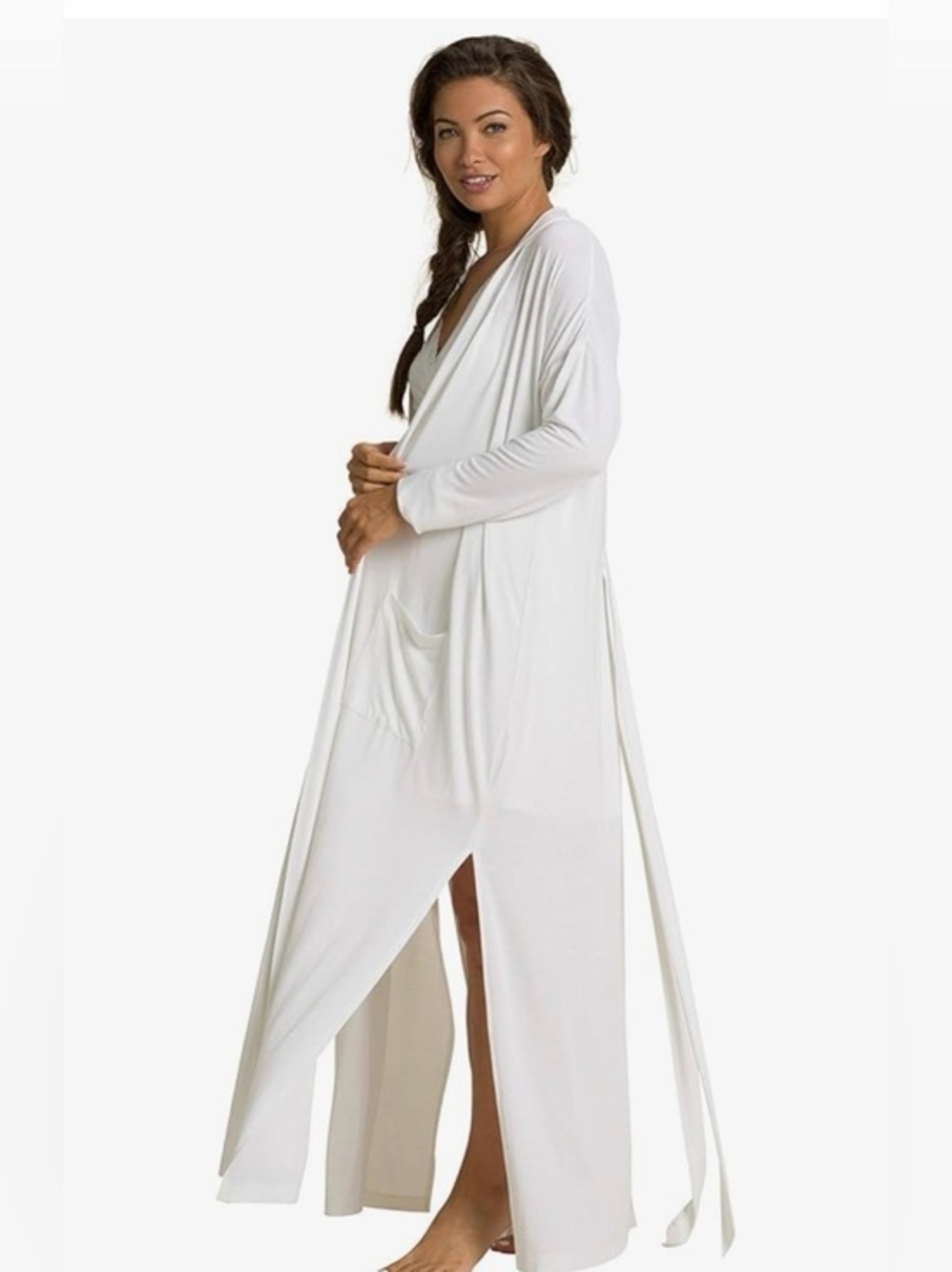 Barefoot Dreams Luxe Milk Jersey Women's Duster Robe,  NWT Size XXS/S